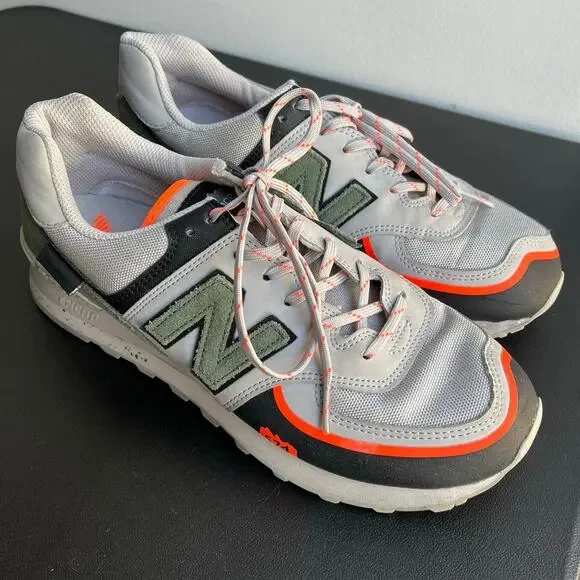 New Balance Suede 574 All-Terrain Sneakers Men's 8.5  Sz Women's 10 Green Shoes - Picture 12 of 13